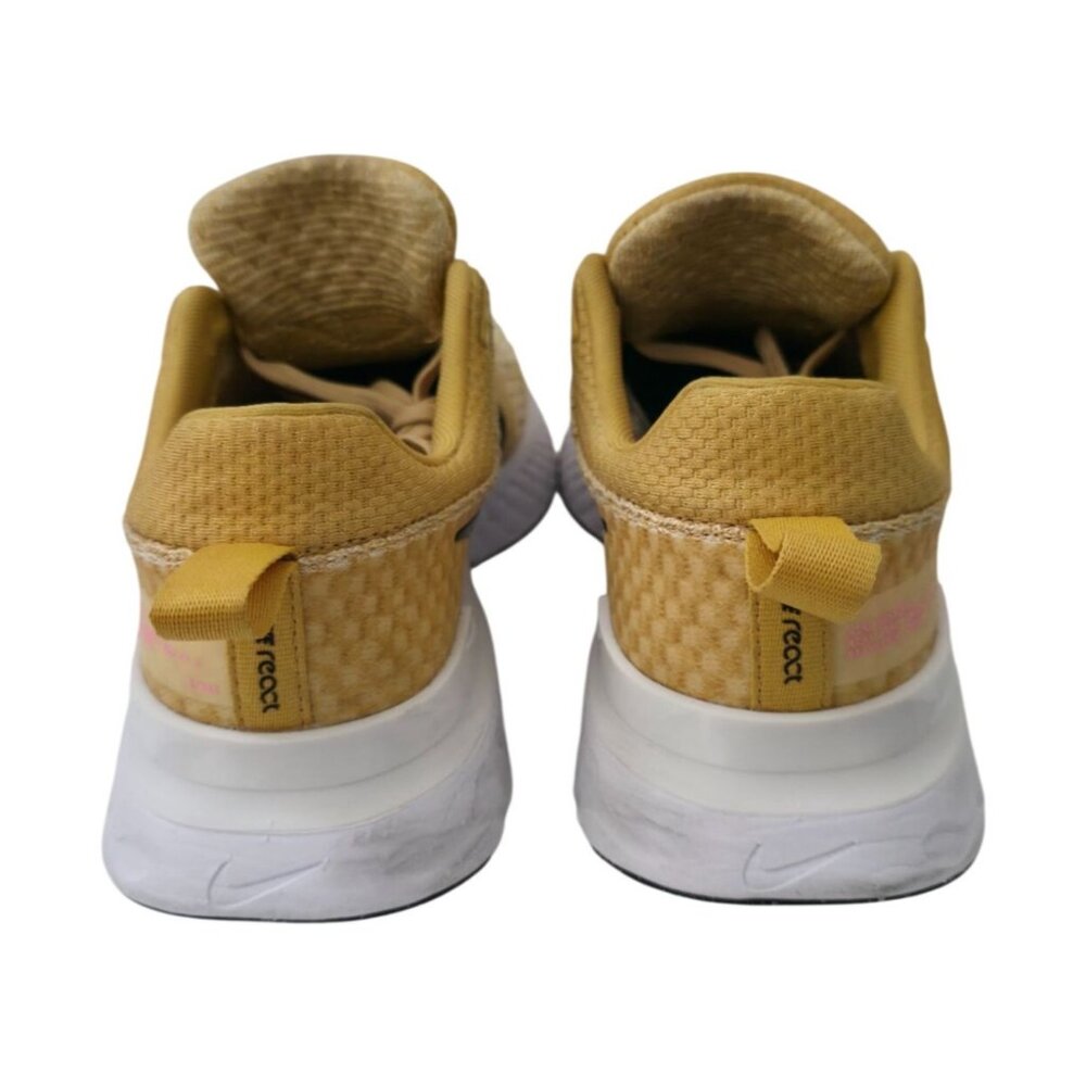 Nike React Infinity Run Flyknit 3 Wheat Gold Running Shoes Women's Size 8.5 - Picture 3 of 10